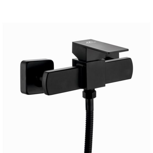 Смеситель для ванны и душа Fashun A52002-7 настенный черный - фото 2