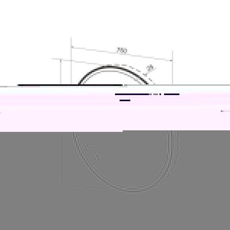 Зеркало с подсветкой Wellsee 7 Rays' Spectrum 172200230 80х80 подвесное