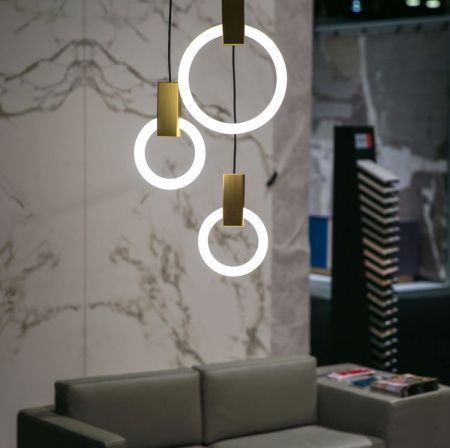 Светильник подвесной Delight Collection Halo (Хало) 9813P/L gold