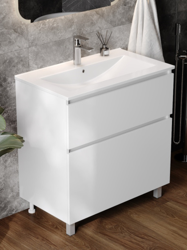 Тумба с раковиной Teymi Laina F16046 80х46х50 напольная - фото 5