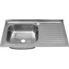 Кухонная мойка Melana 076 ta L (*20) 80х50 цвет хром поверхность матовая