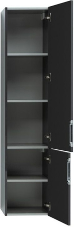 Шкаф-пенал Aquanet Алвита 00240197 35х31х158 подвесной цвет серый