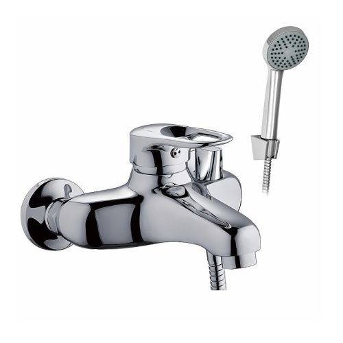 Смеситель для ванны D-Lin D130404-6 настенный хром - фото 2