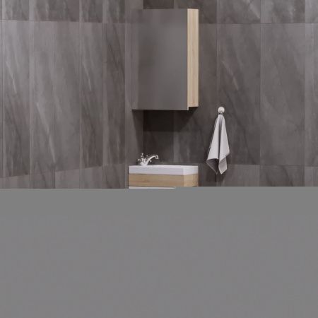 Тумба под раковину Corozo Комо SD-00000352 40х20 подвесная цвет коричневый