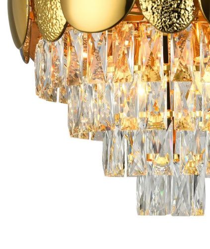 Люстра подвесная Natali Kovaltseva Chic (Цхиц) CHIC 81437/8C GOLD - фото 3
