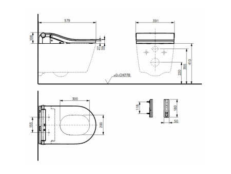 Крышка-биде TOTO TCF801CG#NW1