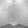 Душевой уголок Тритон Стандарт Щ0000071051 80х80 стекло матовое профиль белый с поддоном