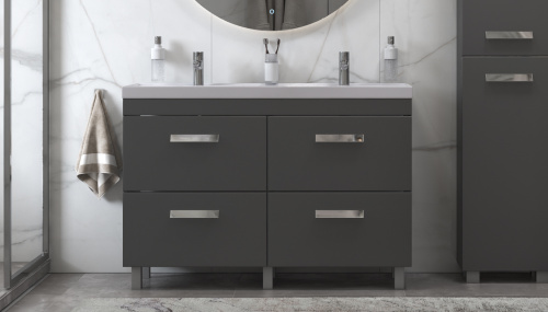 Тумба под раковину Velvex ORLANDO tnORL.120-232 120х45х80 напольная цвет серый - фото 2