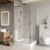 Душевой уголок BelBagno LUCE LUCE-A-1-100/100-C-Cr 100х100 стекло прозрачное профиль хром без поддона
