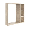 Зеркало-шкаф Onika Тимбер 207045 70х14х70 подвесной