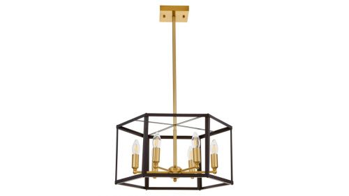 Люстра подвесная Lumina Deco Lorton (Лортон) LDP 1142-6 BK+MD - фото 4