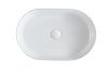 Раковина из сантехнического фаянса Grossman GR-3062 50х30 накладная цвет белый без отверстий под смеситель