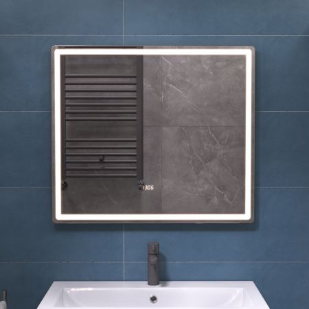 Зеркало с подсветкой Vigo Geometry Luxe 210 80х70