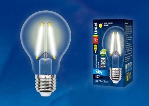 Лампа светодиодная филаментная Uniel SKY Globe (СКЫ Глобе) LED-G95-15W/4000K/E27/CL PLS02WH картон - фото 2
