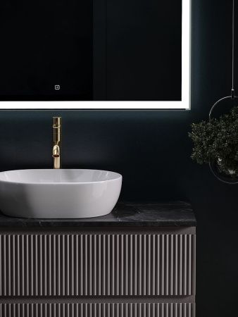 Тумба под раковину Sancos SNOB R SNR100SM 100х40 подвесная цвет бежевый