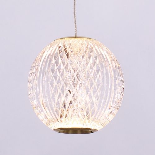 Светильник подвесной Delight Collection Elliot Diamante (Еллиот Диаманте) MD20001012-5B gold - фото 3