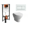 Комплект унитаз с инсталляцией и клавишей смыва Vitra Zentrum 9012B003-7206