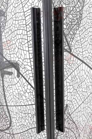 Душевой уголок AvaCan FB2-190-SB80 80х80 стекло тонированное профиль черный без поддона