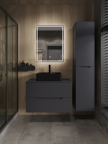 Тумба с раковиной Orange Line Li-80TugMDF+B01-475MB 81х46х68 - фото 5