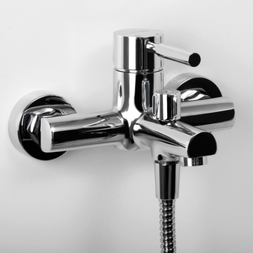 Смеситель для ванны WasserKRAFT Main 4100 4101 настенный хром без термостата - фото 3