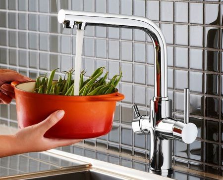 Смеситель для кухни Vitra Split A42144EXP на мойку хром