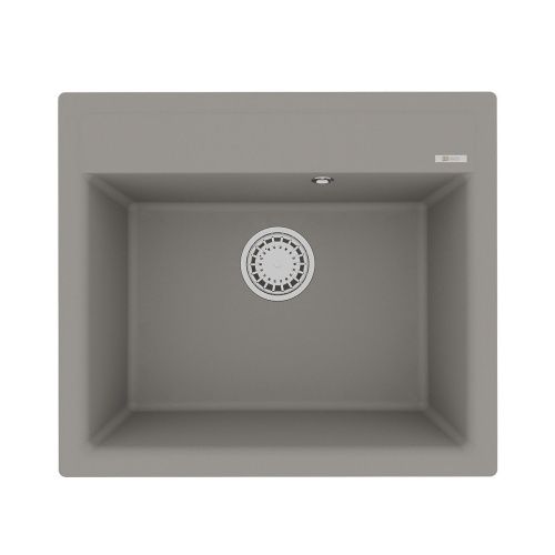 Кухонная мойка LeMark Hanka 570 9910015 57х50 цвет серый поверхность матовая