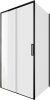 Душевой уголок Aquanet Pleasure Evo AE65-100x80-BT 100х80 стекло прозрачное профиль черный без поддона