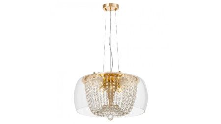 Люстра подвесная Lumina Deco Disposa (Диспоса) LDP 7018-500 PR+F.GD