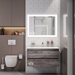 Тумба под раковину Art&Max FAMILY Family-900-2C-SO-PE 90х50 подвесная цвет серый