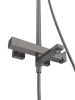 Душевая стойка Cezares SLIDER SLIDER-CVD-GM настенная цвет оружейная сталь