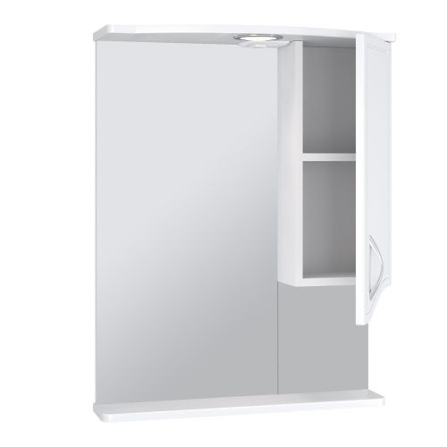 Зеркало-шкаф RUNO Севилья 790 60х75 подвесной цвет белый - фото 2