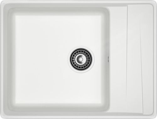 Кухонная мойка Granfest Level LV-660L иней 66х50 цвет белый поверхность матовая