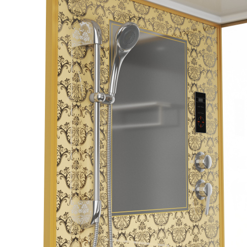 Душевая кабина Niagara Luxe 7714G 100х90 прямоугольная с крышей - фото 3