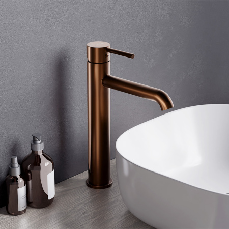 Смеситель Damixa Scandinavian Pure 360250500 на раковину розовое золото