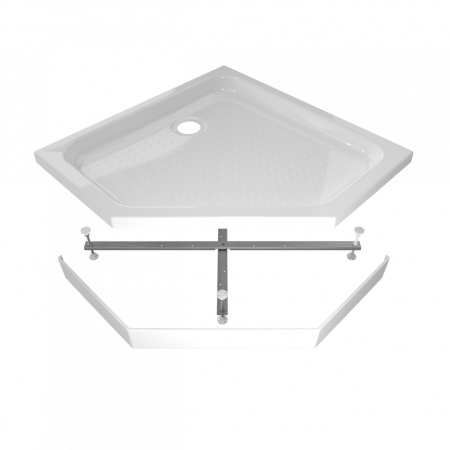 Душевой поддон акриловый Тритон Щ0000056825 100х100 белый с каркасом