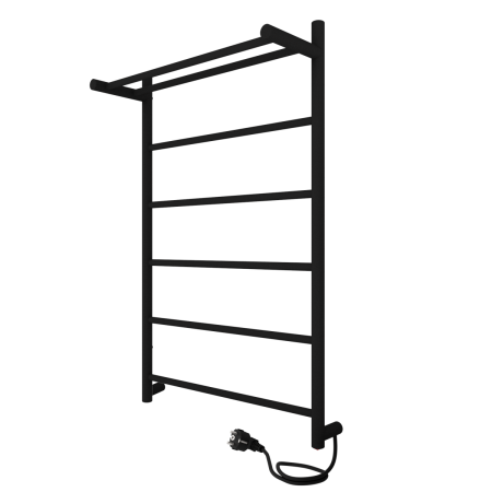 Полотенцесушитель электрический Indigo LINE с полкой LСLE80-50BRPR 55х80 черный