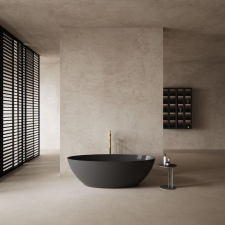 Ванна карбоновая Abber Karbon AK9002-1.8 180х85 отдельностоящая овальная