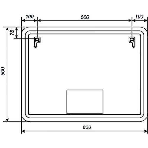 Зеркало в ванную 1MarKa Amour У98566 80х60 - фото 4