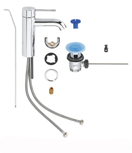 Смеситель Grohe Essence 23589001 на раковину хром - фото 3