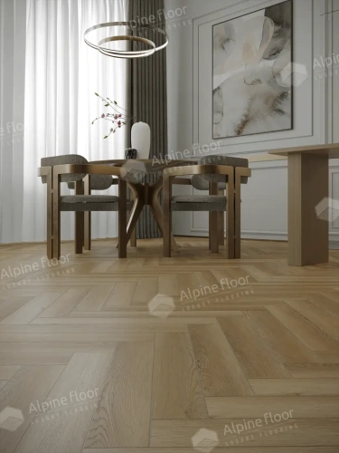 Кварцвиниловая плитка Alpine Floor Parquet LVT ECO-16-28 Дуб Поллукс толщина 0.25 см 43 класс 590х118 - фото 3