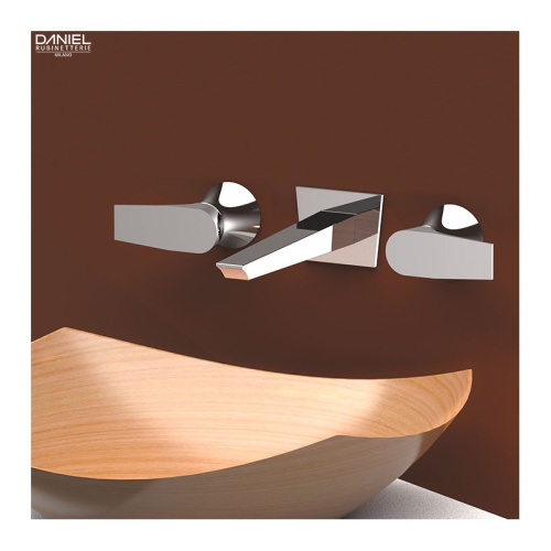 Смеситель для раковины Daniel Diva DV5022CR встраиваемый в стену хром - фото 2