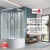 Душевая кабина AvaCan EM EM5080NT 80х80 четверть круга без крыши ориентация универсальная