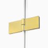 Душевой уголок New Trendy AVEXA Gold EXK-3192 80х70 стекло прозрачное профиль золото без поддона
