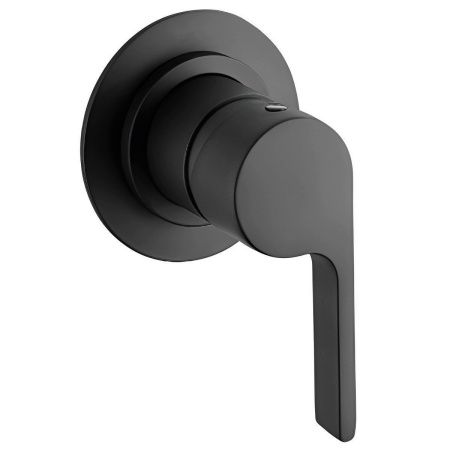 Смеситель для ванны и душа Webert DoReMi DR880101560 встраиваемый в стену черный