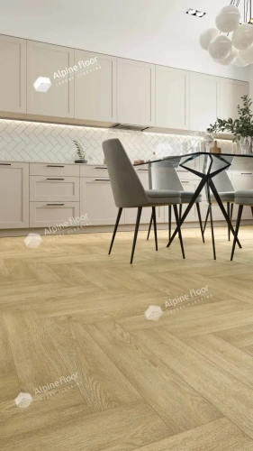 SPC ламинат Alpine Floor Parquet Light ECO 13-3 MC Дуб Ваниль Селект толщина 0.4 см 43 класс 600х125 - фото 5