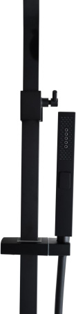 Душевая стойка Allen Brau Infinity 5.21012-31 настенная цвет черный Душевая стойка Allen Brau Infinity 5.21012-31 настенная цвет черный