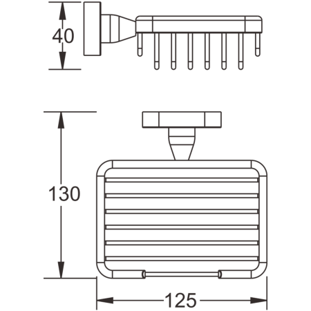 Мыльница BELZ B90502-1