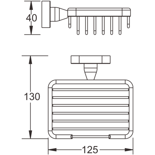 Мыльница BELZ B90502-1 - фото 3