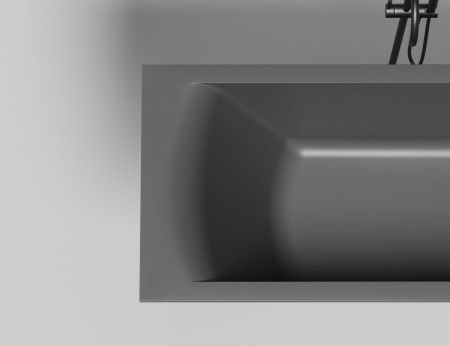 Ванна из литьевго мрамора Salini CASCATA 104313M 170х75 встраиваемая прямоугольная с ножками