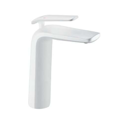 Смеситель для раковины Rose R3911C на столешницу белый - фото 2